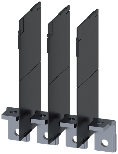 Siemens SENTRON 3VA9224-0QG00 — Copper connecting bar, angled, prepared for cable lug, 3VA20 / 3VA21 / 3VA22