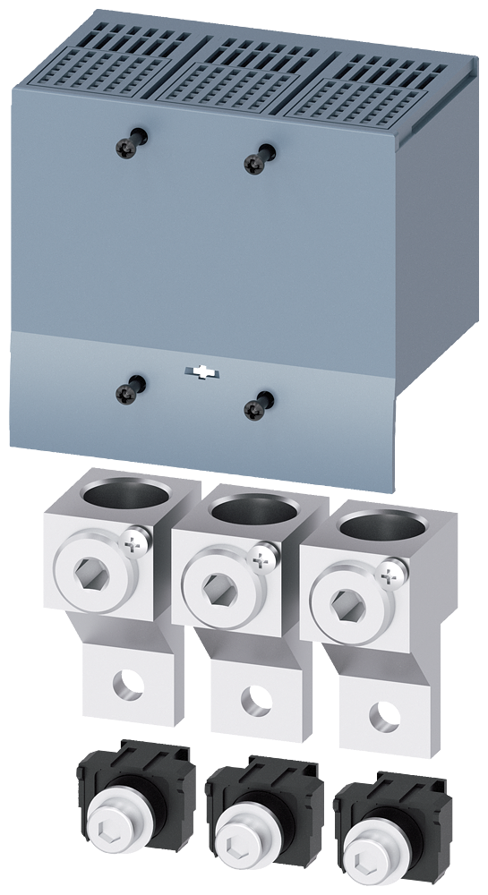 Siemens SENTRON 3VA9253-0JC13 — Cu/Al box terminal, 3-Pole, 50–240 mm², 3VA12