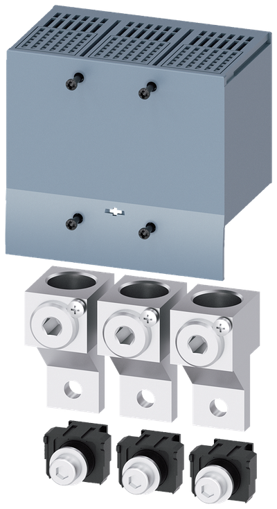 Siemens SENTRON 3VA9253-0JC13 — Cu/Al box terminal, 3-Pole, 50–240 mm², 3VA12