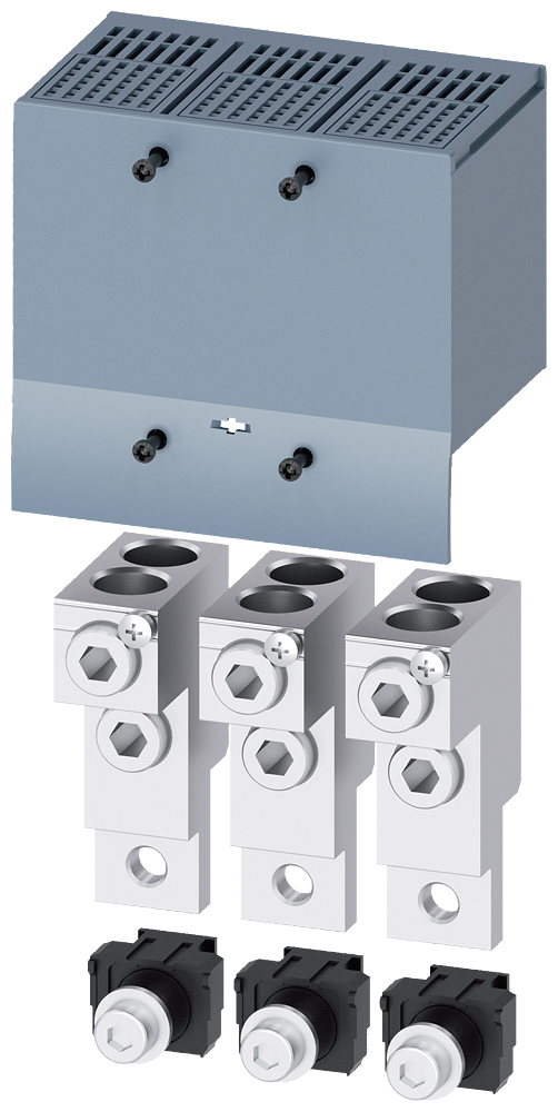 Siemens SENTRON 3VA9253-0JC22 — Cu/Al box terminal, 3-Pole, 2×25–150 mm², 3VA12