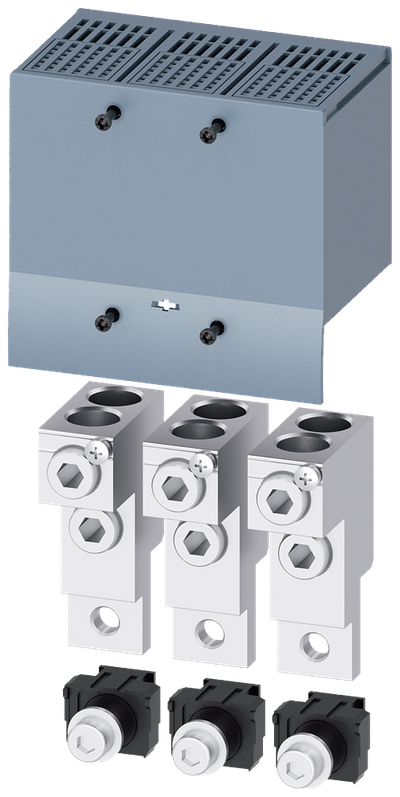 Siemens SENTRON 3VA9253-0JC22 — Cu/Al box terminal, 3-Pole, 2×25–150 mm², 3VA12