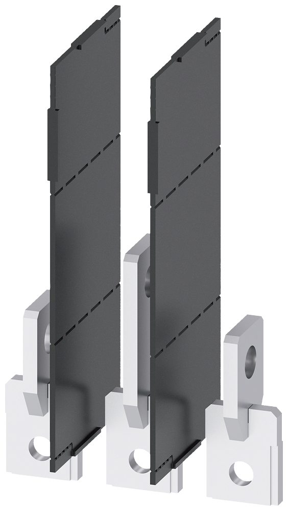 Siemens SENTRON 3VA9253-0QD00 — Copper connecting bar, 90° angled, 3VA12