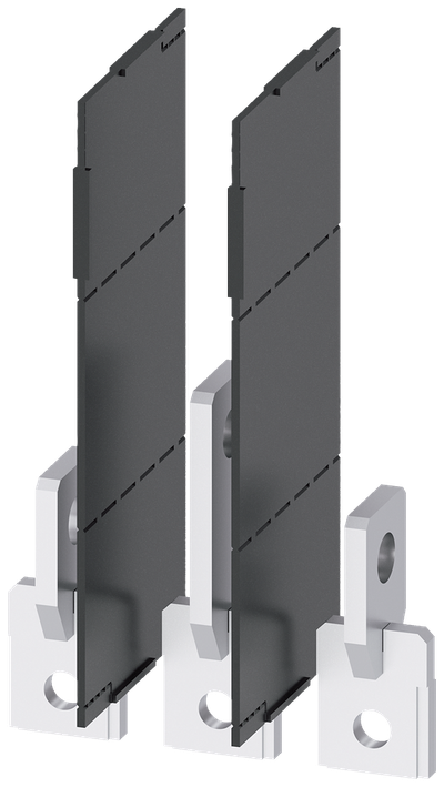 Siemens SENTRON 3VA9253-0QD00 — Copper connecting bar, 90° angled, 3VA12