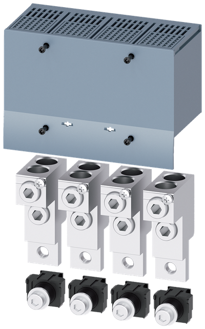 Siemens SENTRON 3VA9254-0JC22 — Cu/Al box terminal, 4-Pole, 2×25–150 mm², 3VA12