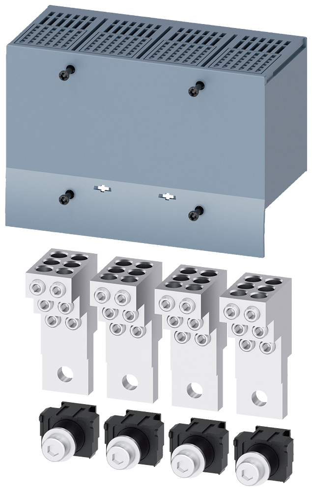 Siemens SENTRON 3VA9254-0JF60 — Cu/Al box terminal, 4-Pole, 6×1.5–35 mm², 3VA12