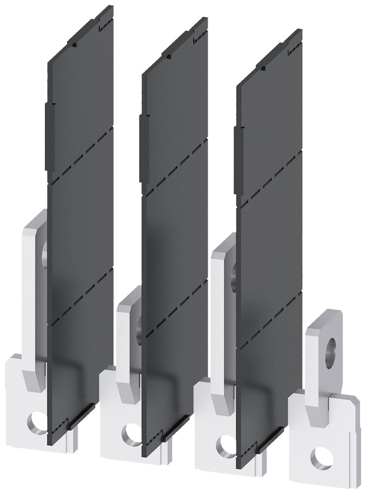 Siemens SENTRON 3VA9254-0QD00 — Copper connecting bar, 90° angled, 3VA12