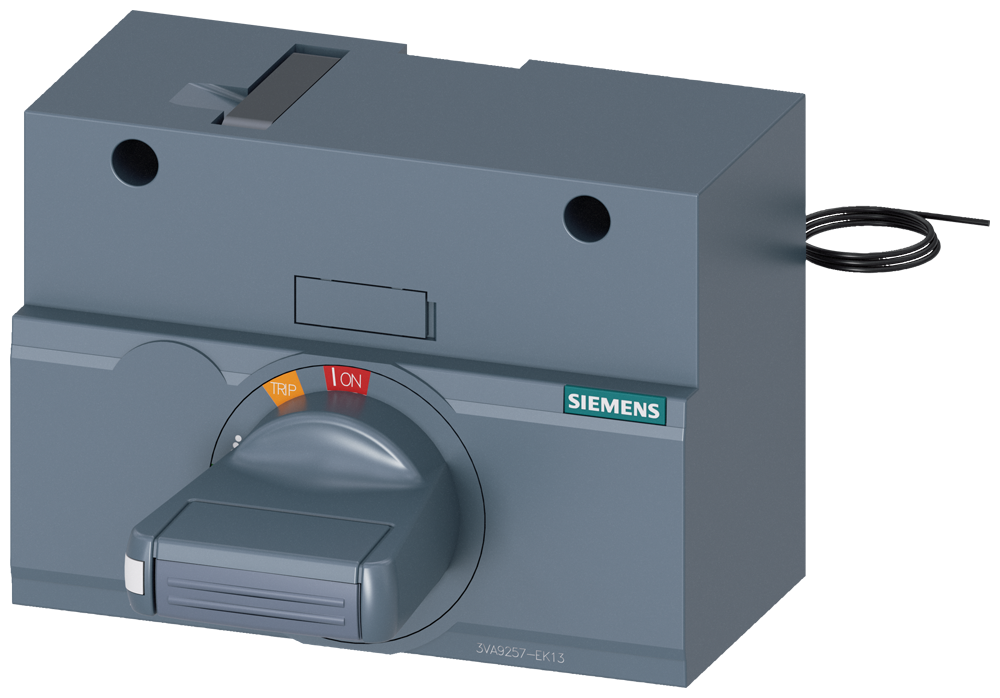 Siemens SENTRON 3VA9257-0EK13 — Front-mounted rotary operating mechanism, 3VA12