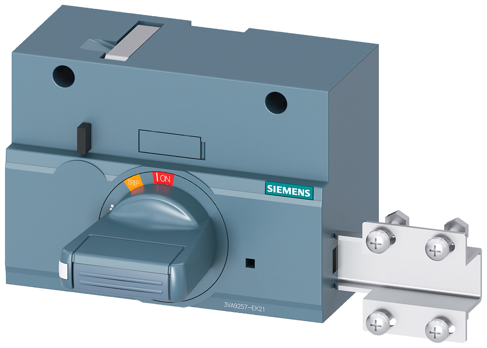 Siemens SENTRON 3VA9257-0EK21 — Front-mounted rotary operating mechanism (door-interlock), 3VA12