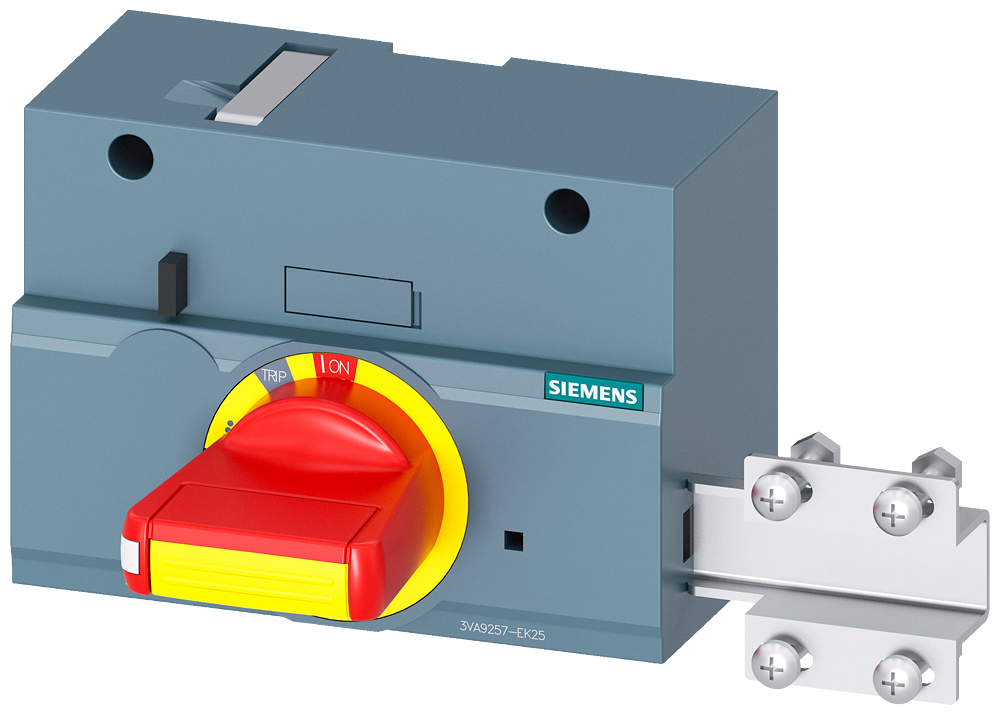 Siemens SENTRON 3VA9257-0EK25 — Front-mounted rotary operating mechanism, 3VA12
