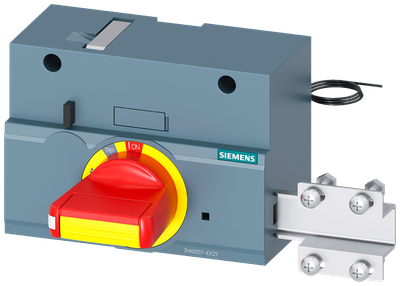Siemens SENTRON 3VA9257-0EK27 — Front-mounted rotary operating mechanism (door-interlock), 3VA12
