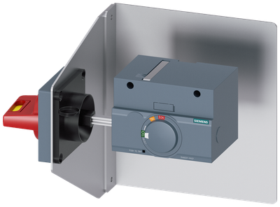 Siemens SENTRON 3VA9257-0PK57 — Side-wall rotary operating mechanism with coupling plate, 3VA12