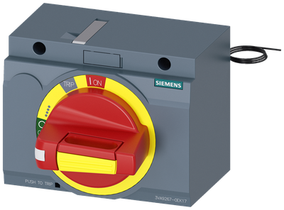 Siemens SENTRON 3VA9267-0EK17 — Front-mounted rotary operating mechanism, 3VA20 / 3VA21 / 3VA22