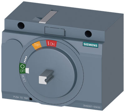 Siemens SENTRON 3VA9267-0GK00 — Front-mounted rotary operating mechanism, 3VA20 / 3VA21 / 3VA22