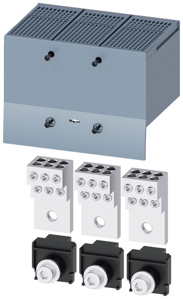 Siemens SENTRON 3VA9383-0JF60 — Cu/Al box terminal, 3-Pole, 6×1.5–35 mm², 3VA23 / 3VA24