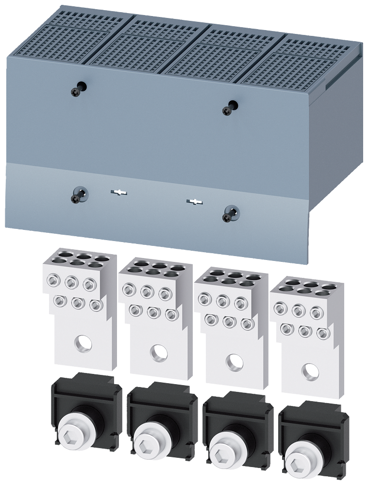Siemens SENTRON 3VA9384-0JF60 — Cu/Al box terminal, 4-Pole, 6×1.5–35 mm², 3VA23 / 3VA24
