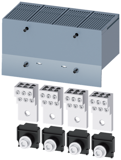 Siemens SENTRON 3VA9384-0JF60 — Cu/Al box terminal, 4-Pole, 6×1.5–35 mm², 3VA23 / 3VA24