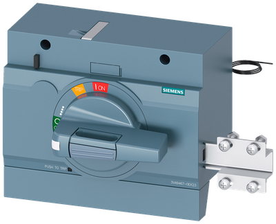 Siemens SENTRON 3VA9467-0EK23 — Front-mounted rotary operating mechanism (door-interlock), 3VA23 / 3VA24