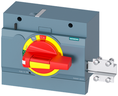 Siemens SENTRON 3VA9467-0EK25 — Front-mounted rotary operating mechanism (door-interlock), 3VA23 / 3VA24