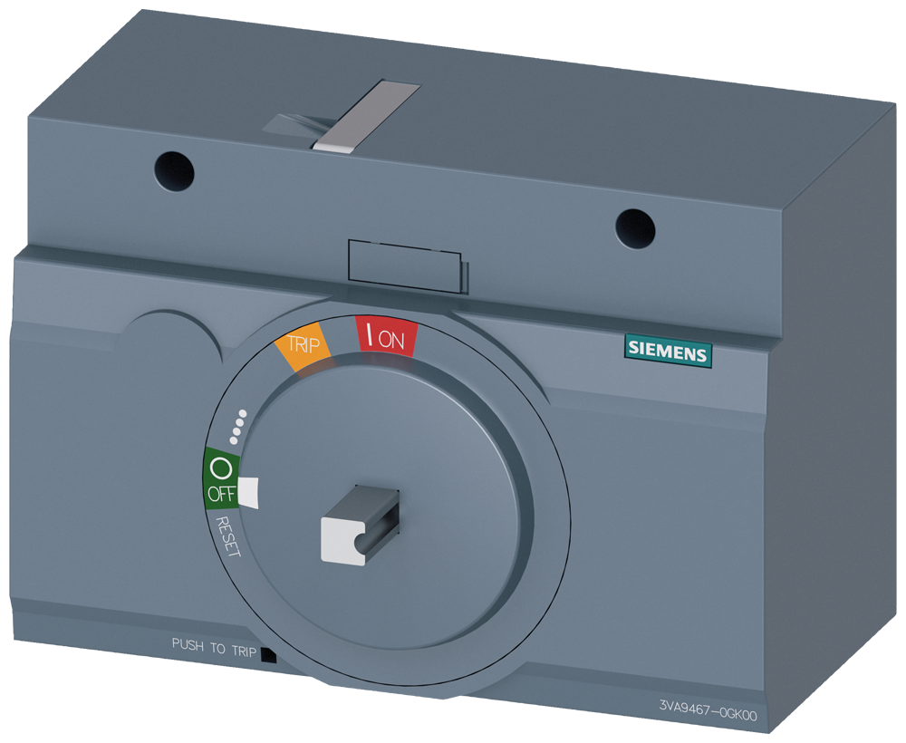 Siemens SENTRON 3VA9467-0GK00 — Front-mounted rotary operating mechanism, 3VA23 / 3VA24