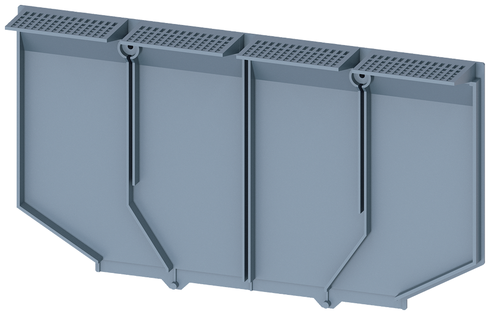 Siemens SENTRON 3VA9481-0WK40 — Insulation backplate, wide, 4-Pole, 3VA23 / 3VA24
