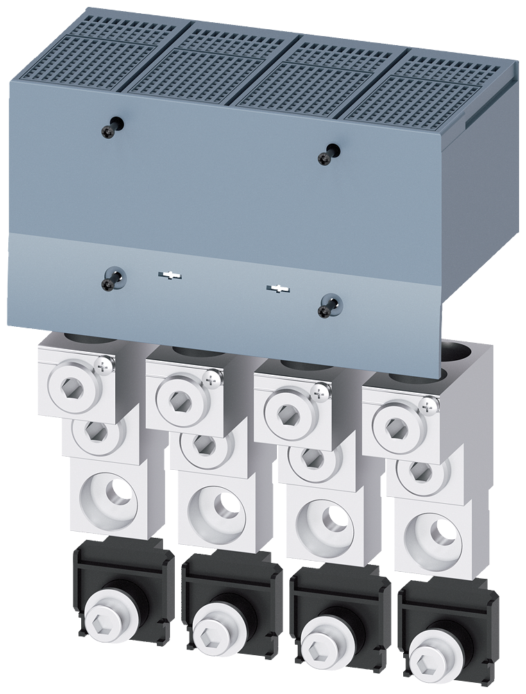 Siemens SENTRON 3VA9484-0JC23 — Cu/Al box terminal, 4-Pole, 2×70–300 mm², 3VA23 / 3VA24