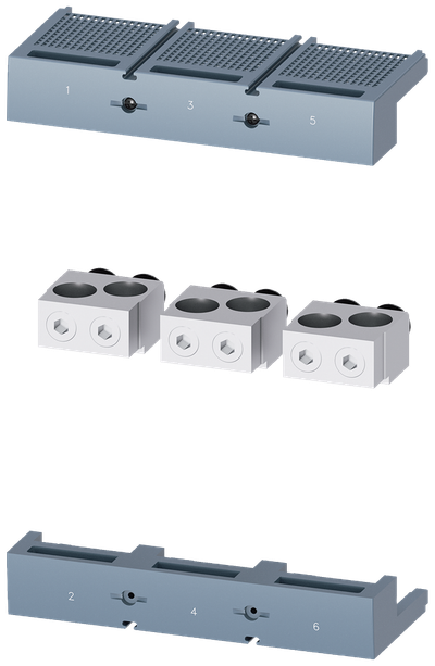 Siemens SENTRON 3VA9503-0JB23 — Cu/Al box terminal, 120–300 mm², 3VA25