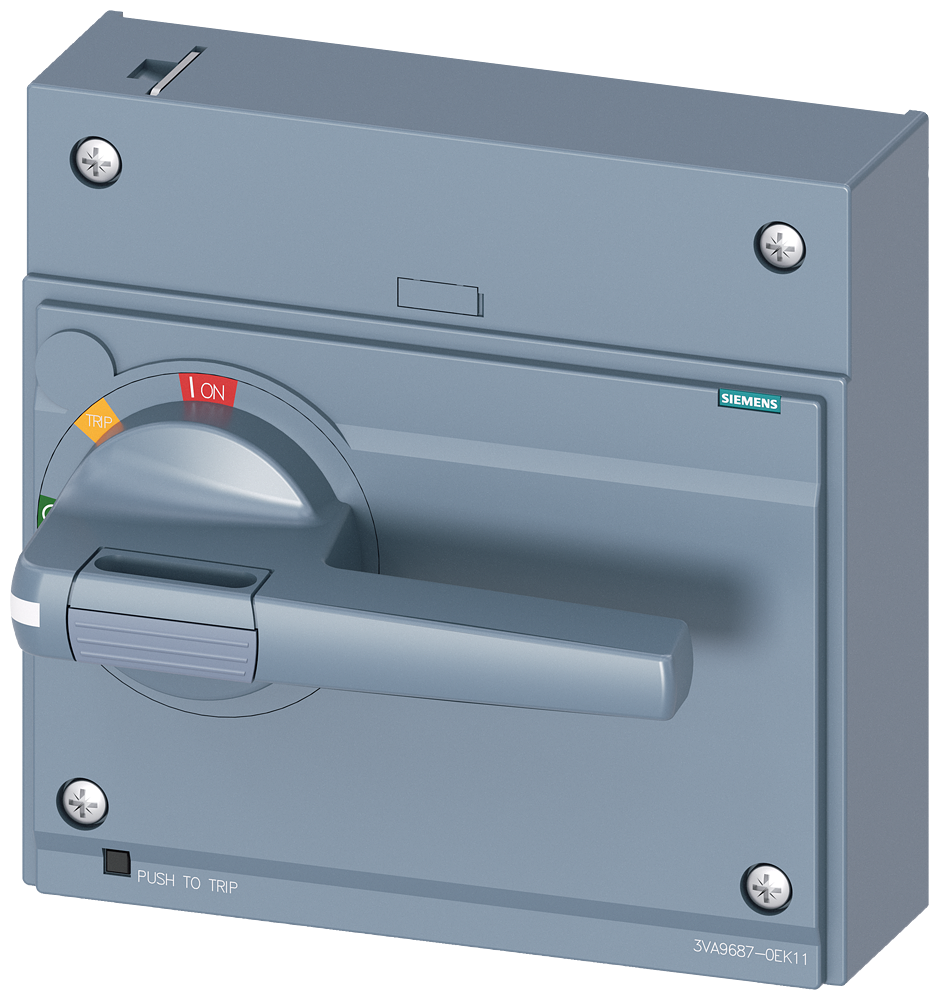 Siemens SENTRON 3VA9687-0EK11 — Front-mounted rotary operating mechanism, 3VA25