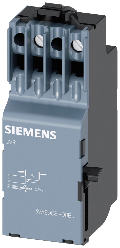 Siemens SENTRON 3VA9908-0BB21 — Undervoltage release (UVR), 48 V AC