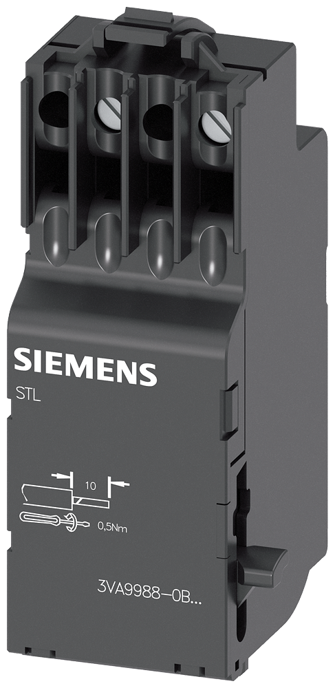 Siemens SENTRON 3VA9988-0BL31 — Shunt trip release (ST), left-hand position, 48–60 V AC/DC