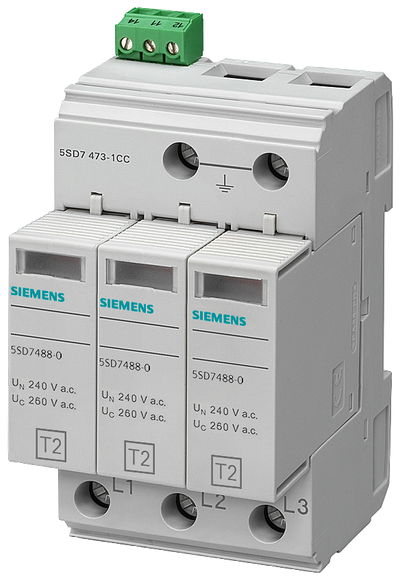 Siemens Surge Protection Device TYPE 2 Requirement CAT