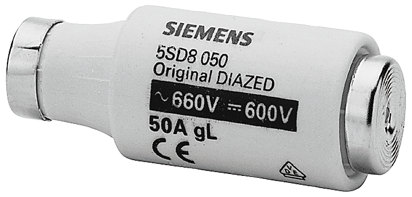Siemens Screw Fuse- 690V for Cable and Line protection Utilisation Category Gg Size Diii, E33, 50A