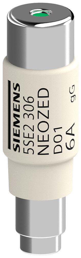 Siemens Neozed Fuse 400V Gl, Size D01, 6A