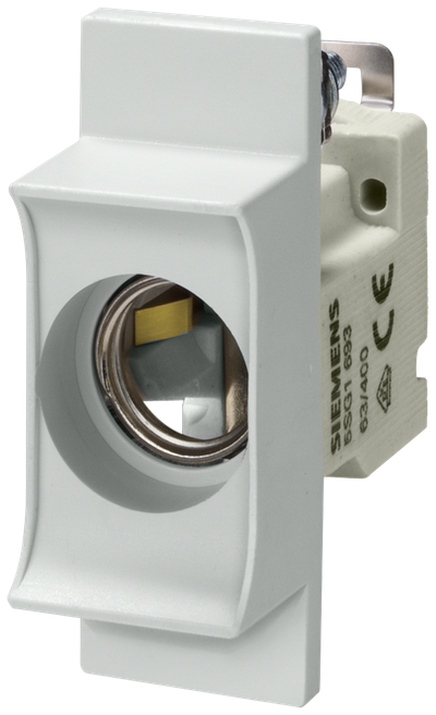 Siemens Neozed Innebuildinget Fuse mounting with Iso Single Cover D01/16 A 1-Pole, Quick-Release Mount