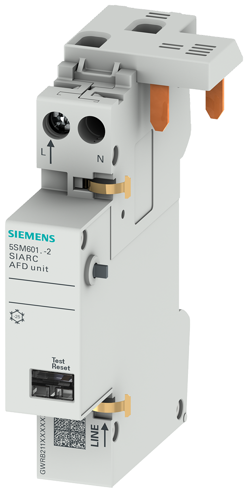 Siemens Lysbuevakt for 1 module width Residual current circuit breaker with overcurrent, TN 16A