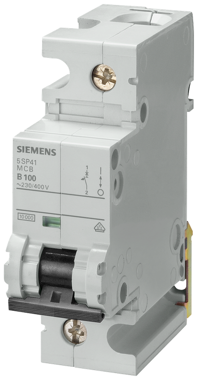 Siemens SENTRON 5SP4192-6 Miniature Circuit Breaker 1-Pole B125A 10KA