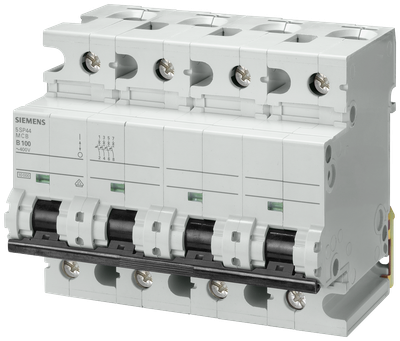 Siemens SENTRON 5SP4491-6 Miniature Circuit Breaker 4-Pole B100A 10KA