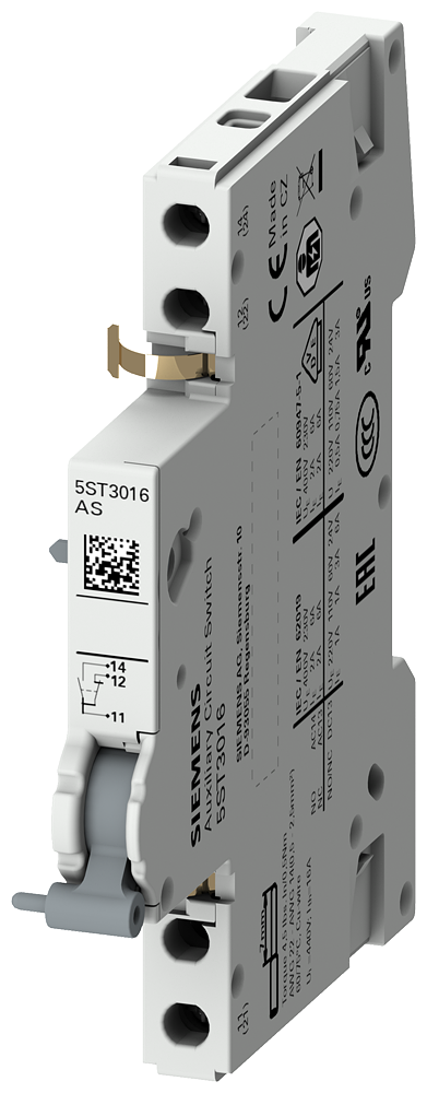 Siemens Auxiliary contact 1CO, 9mm for 5SY/5SU1/5SV