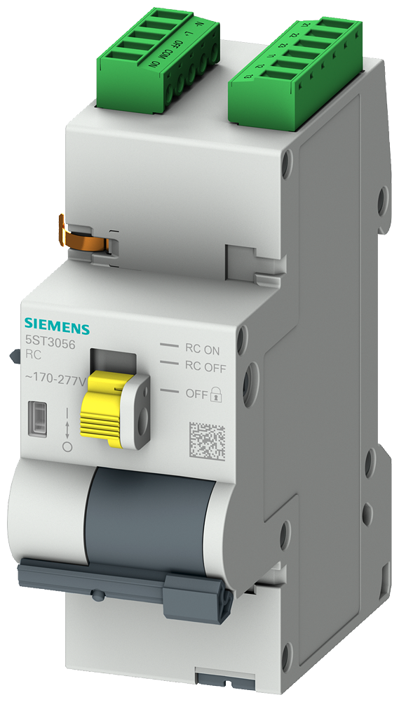 Siemens External operating mechanism power 230V AC, 2 MW F/ CB, RC blocks, RCBO on/of switch