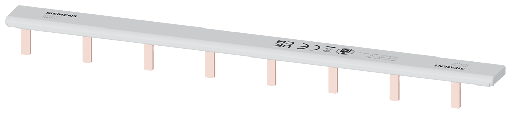 Siemens Busbar, 16 mm² 1 Phase, L= 214mm with End caps 5ST3702