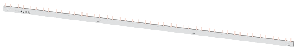 Siemens Busbar, 16 mm² 2 Phase+Hs, L= 1016mm without End caps