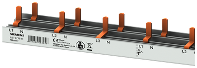 Siemens 4-phase busbar for 28PCS 5SV1/9+afd, 1 module width, 1M