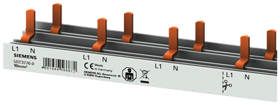 Siemens 2-phase busbar for 28PCS 5SV1/9+afd, 1 module width, 1M