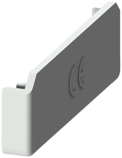 Siemens Endekapppe for compact busbar for RCBOer 1 module width