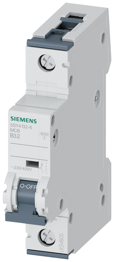 Siemens SENTRON 5SY4132-6 Miniature Circuit Breaker 1-Pole B32A 10KA