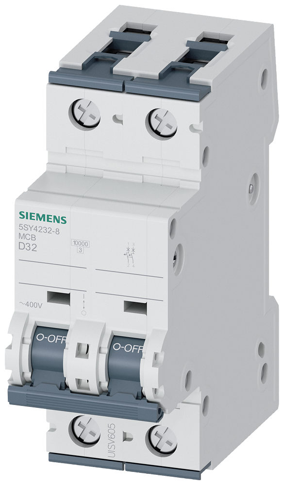 Siemens SENTRON 5SY4232-8 Miniature Circuit Breaker 2-Pole D32A 10KA