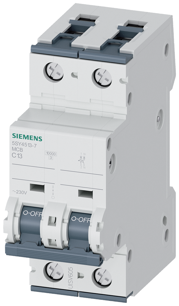 Siemens SENTRON 5SY4513-7 Miniature Circuit Breaker 1+N-Pole C13A 10KA