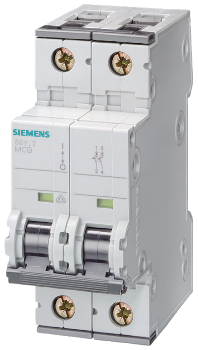 Siemens SENTRON 5SY8232-7 Miniature Circuit Breaker 2-Pole C32A 25KA