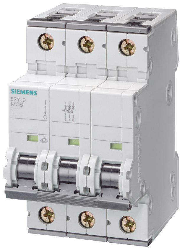 Siemens SENTRON 5SY8313-8 Miniature Circuit Breaker 3-Pole D13A 25KA
