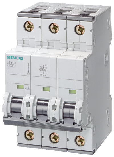 Siemens SENTRON 5SY8332-8 Miniature Circuit Breaker 3-Pole D32A 25KA