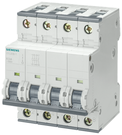 Siemens DC load-break switch 1000V DC, 63 A